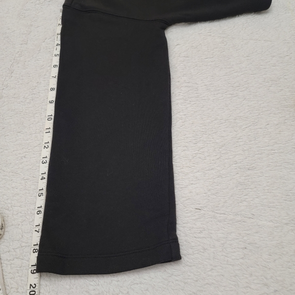 Wilfred Free Aritzia Black Cropped Tie Open Back Wide Sleeves Sweatshirt Size S - Picture 12 of 12